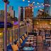 AC Hotels by Marriott Los Downtown Los Angeles rooftop bar with city skyline views in Los Angeles