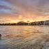 Hideaway at Royalton Negril beachfront resort with sunset view over the sea in Negril