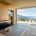 Hotel Belvedere, San Genesio Atesino/Jenesien: spa sauna with mountain-view terrace and outdoor lounge