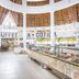 Be Live Experience Hamaca Suites buffet restaurant with curved thatched ceiling in Boca Chica