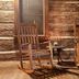 Silver Lake Bed And Breakfast in Harrisonburg: wooden rocking chairs on a rustic porch