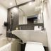 President Hotel Hakata bathroom in Fukuoka with bathtub, shower, and modern sink vanity