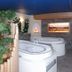 Hotel-Gasthof Zum Oberen Wirt in Regen: indoor spa with two whirlpool tubs and a potted tree