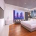 Yiting Huicheng Hotel Xiamen room with city view, king bed, sofa, and freestanding tub in Xiamen