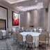 Marriott Port-au-Prince Hotel meeting room in Port Au Prince with round banquet tables and chairs