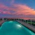 Miami Vacation Rentals - Coconut Grove rooftop pool with sunset views over Miami