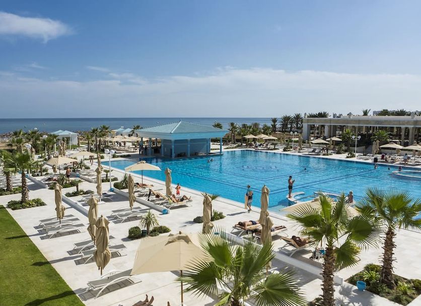Concorde Green Park Palace in Port El-Kantaoui with a large outdoor pool and sea view