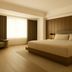 Metcalfe Montreal bedroom with king bed, warm wood paneling, and large window in Montreal