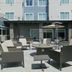 Residence Inn by Marriott Providence Lincoln outdoor patio with lounge seating and fire pit