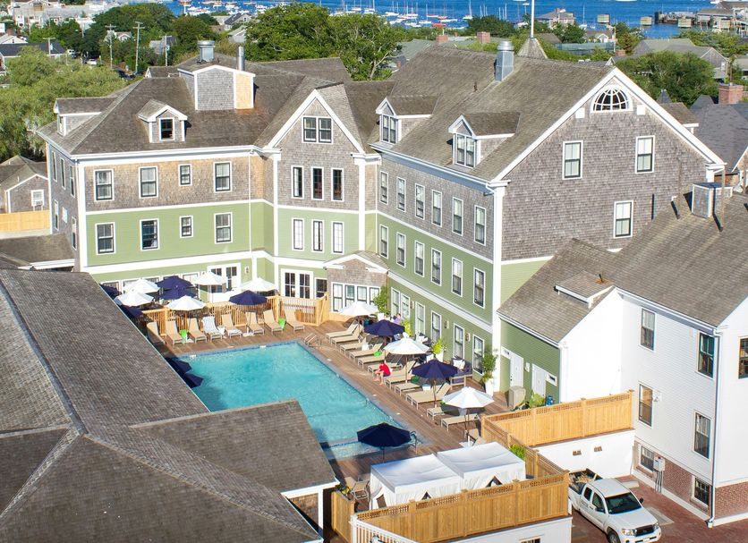 The Nantucket Hotel & Resort in Nantucket with courtyard pool and harbor view