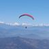Nagarkot Bed & Breakfast in Nagarkot with paragliders and Himalayan mountain views