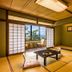 Ooedo Onsen Monogatari Premium Seiunkaku, Awara: Japanese tatami room with garden-view balcony