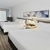Hilton Garden Inn Birmingham SE/Liberty Park guest room with two beds, TV, desk and window