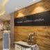 Landgasthof & Land-gut-Hotel Zur Rose lobby in Ehingen with wood wall, reception desk, and modern lighting