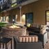 Courtyard by Marriott Charlotte Gastonia fire pit seating area at night in Gastonia