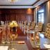 Kievits Kroon Gauteng Wine Estate conference room in Pretoria with long table and tufted chairs