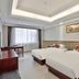 Hangzhou sailing International Hotel in Hangzhou twin room with large window and modern ceiling lights