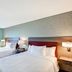 Home2 Suites by Hilton Tampa - USF/Near Busch Gardens guest room with two beds and a large window