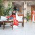 Elif Hatun Konagi in Tarsus, courtyard seating area with two women in traditional dress