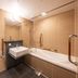 APA Hotel Higashi Nihombashi Ekimae bathroom with bathtub, shower, sink and toilet in Tokyo