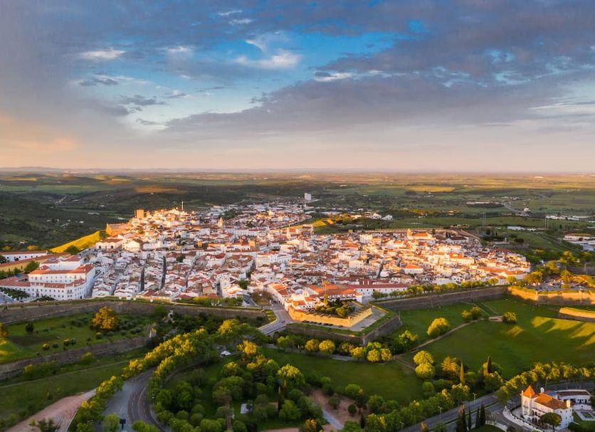 Hotel Sao Joao De Deus By Ridan Hotels in Elvas with panoramic view over the historic city and countryside
