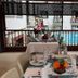 Orange Garden Aparts & Hotel The Nordic in Kemer restaurant terrace with pool view and set dining tables