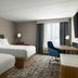 Hilton Garden Inn Richmond South/Southpark guest room in Colonial Heights with two beds, desk and window