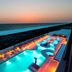 SpringHill Suites by Marriott Navarre Oceanfront in Navarre, oceanfront pool at sunset
