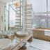 Chalet Ivy Hirafu, Niseko bathroom with soaking tub, vessel sink and mountain view in Kutchan