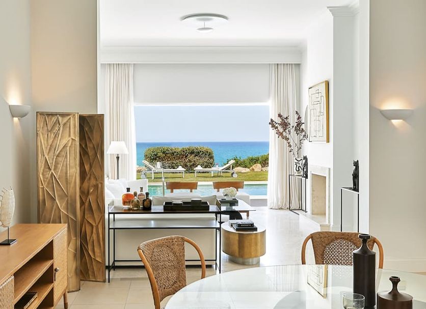 Mandola Rosa at Riviera Olympia, Kyllini suite with sea view and private terrace