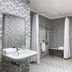 The Phoenix Artesian Spa Resort and Accommodation bathroom in Moree with tiled shower and sink