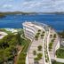 D-Resort Sibenik in Šibenik with curved waterfront rooftop terrace and bay views
