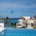 7Stones Boracay rooftop pool with ocean view and kite surfer over the turquoise sea in Boracay