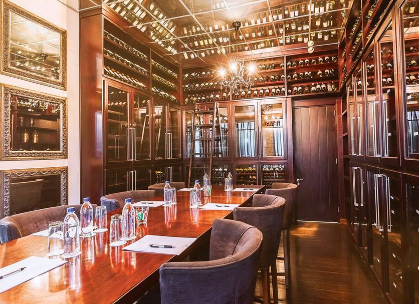 Wine cellar dining room at The Fairway Hotel, Spa & Golf Resort in Johannesburg