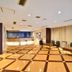 Chisun Hotel Koriyama lobby with reception desk, seating area, and checkered tile floor in Kōriyama