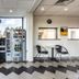 Motel 6 Elizabeth NJ Newark Liberty Intl Airport lobby with vending machines and seating by the entrance