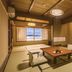 Ooedo Onsen Monogatari Wanwan Resort Yataya Shotoen in Kaga: tatami room with low table and window view