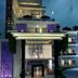 Cititel Hotel Dumai in Dumai, modern hotel exterior with balcony terraces and illuminated entrance at dusk