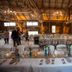 Margaretville Mountain Inn B&B in Margaretville banquet hall set for an event with long dining tables
