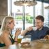 Guests dining at ibis Tallinn Center in Tallinn café with large windows and modern pendant lights