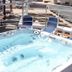 Gran Bourbon Hotel Asuncion rooftop hot tub with lounge chairs in Asuncion