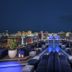 Palms Casino Resort rooftop lounge in Las Vegas with city skyline views at night