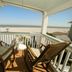 Desoto Beach Terraces in Tybee Island balcony with two chairs and ocean view