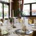 Hotel-Restaurant Kreuzberghof Tagungs- und Veranstaltungshotel in Östringen: elegant set dining table by windows