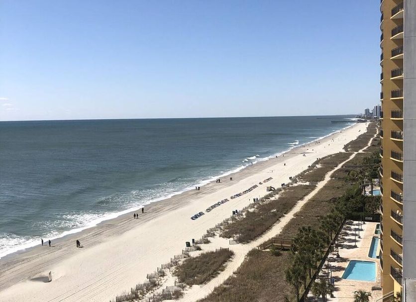 Blue Palmetto Vacation Rentals in Myrtle Beach with oceanfront beach views and pools