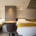 Terrace Kiyomizu Kyoto in Kyoto guest room with two twin beds and a central desk