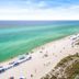 Emerald Beach Resort in Panama City Beach with a beachfront pool overlooking the turquoise ocean