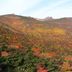 Kagamigaike Hekizantei in Nihonmatsu overlooks colorful autumn mountain scenery