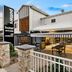 Potters Toowoomba Hotel in Toowoomba exterior with outdoor dining area and striped awning