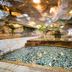 Dongpo Ti Lun Hotel in Xinyi Township cave-style indoor hot spring pool with rock ceiling